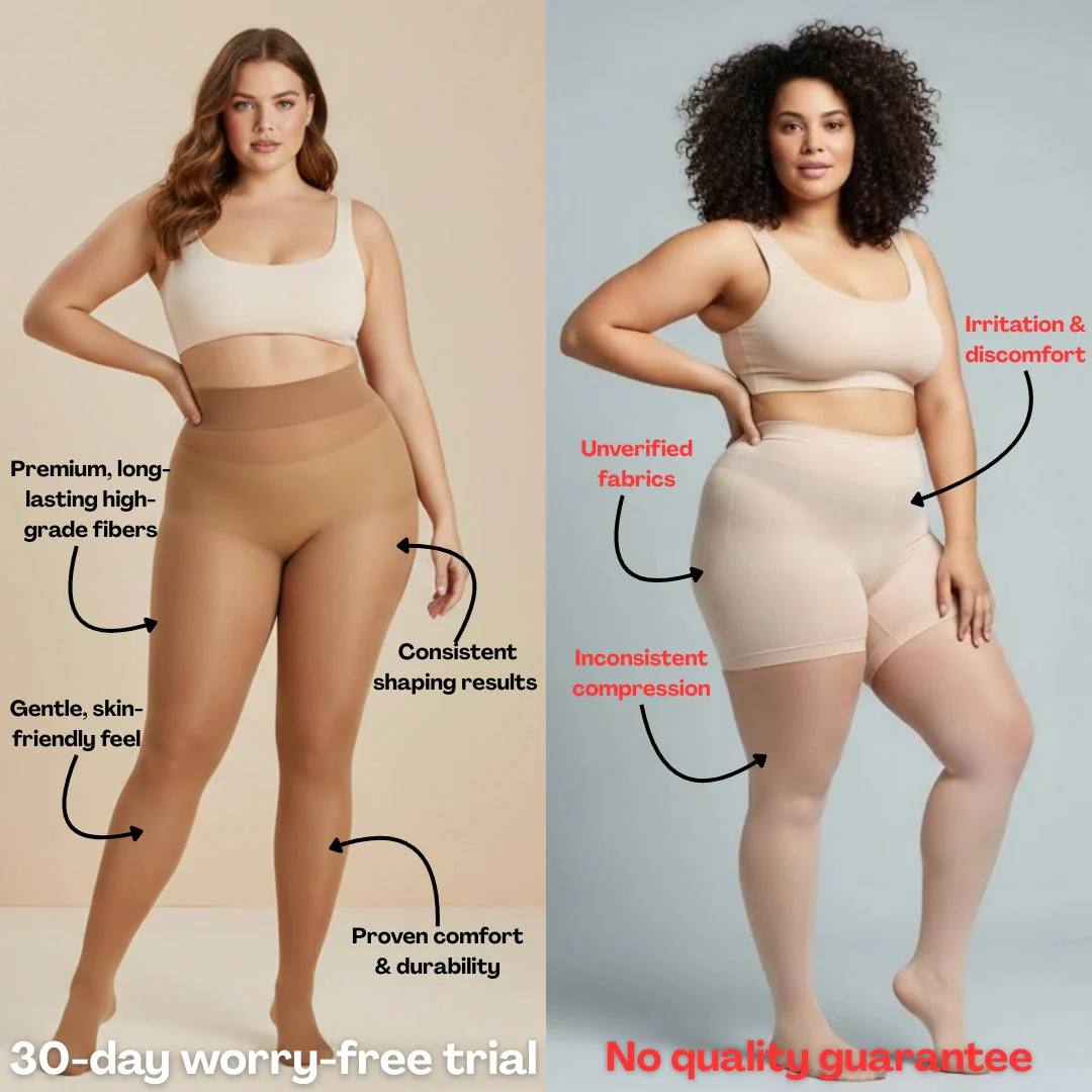 Anti-cellulite Tights -  Redefine your silhouette effortlessly (3-Pack) - Image 4