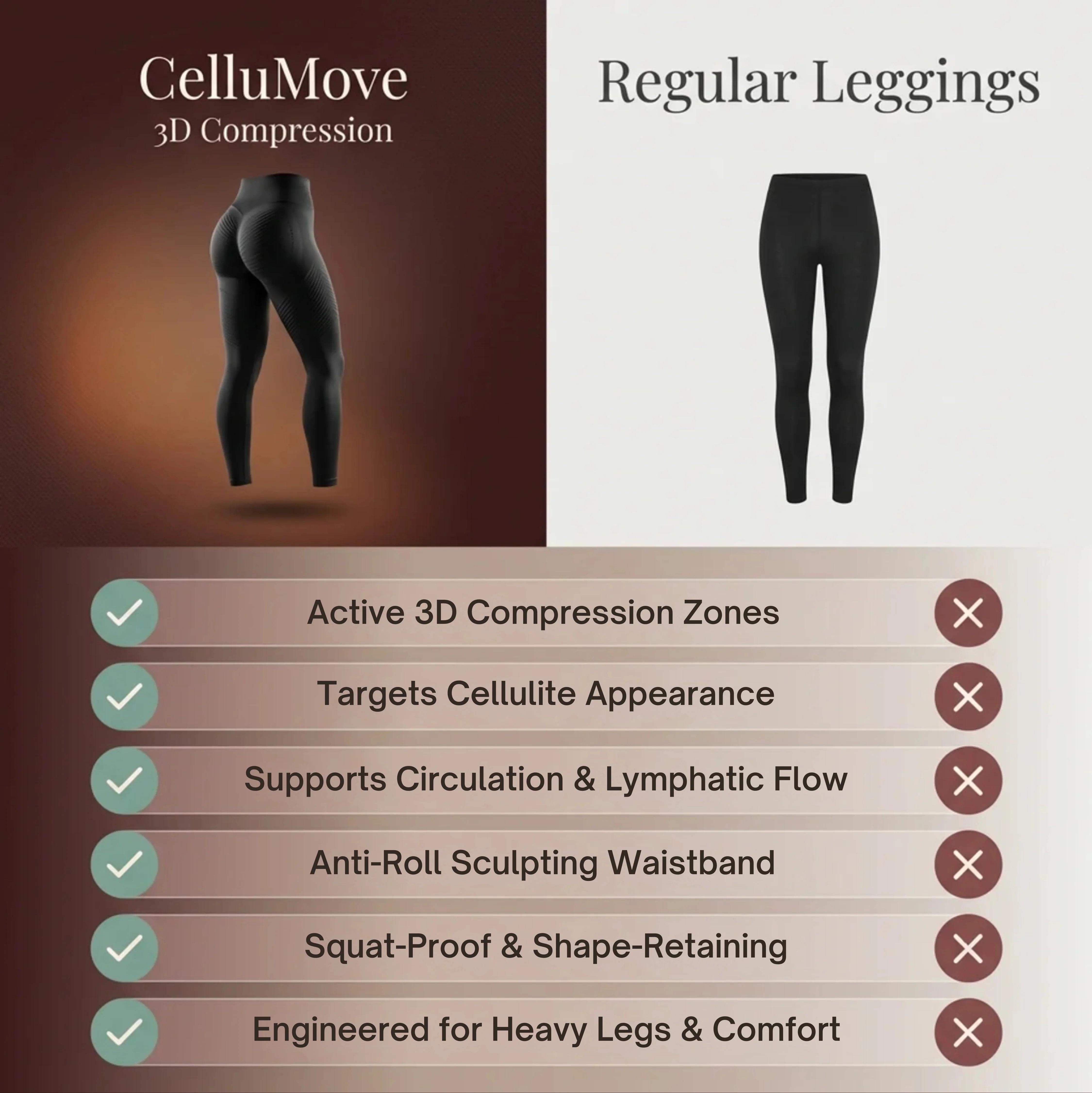 Cellumove 3D Compression Leggings That Sculpt, Smooth, and Support All Day - Image 6