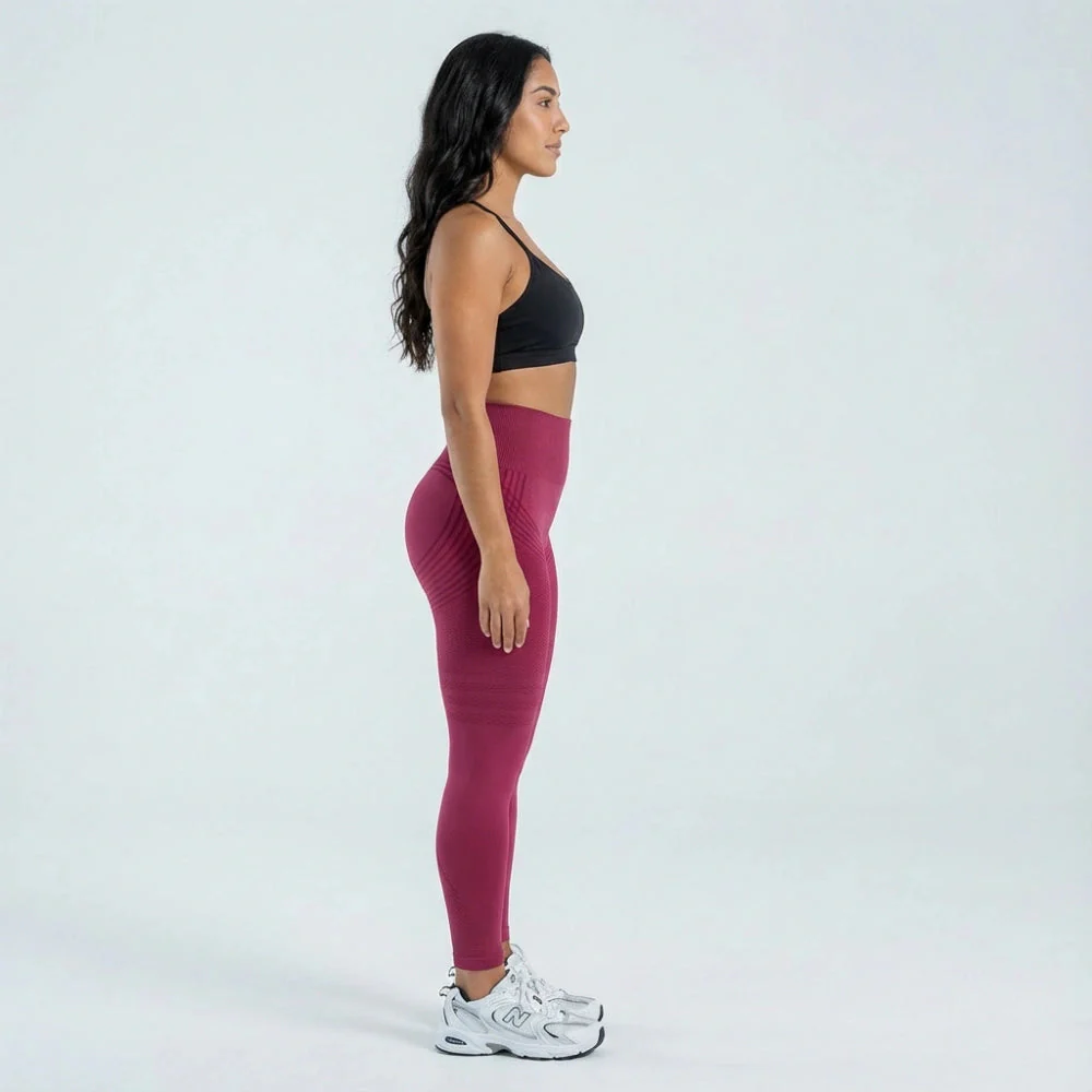 Cellumove 3D Leggings - Burgundy - Image 6