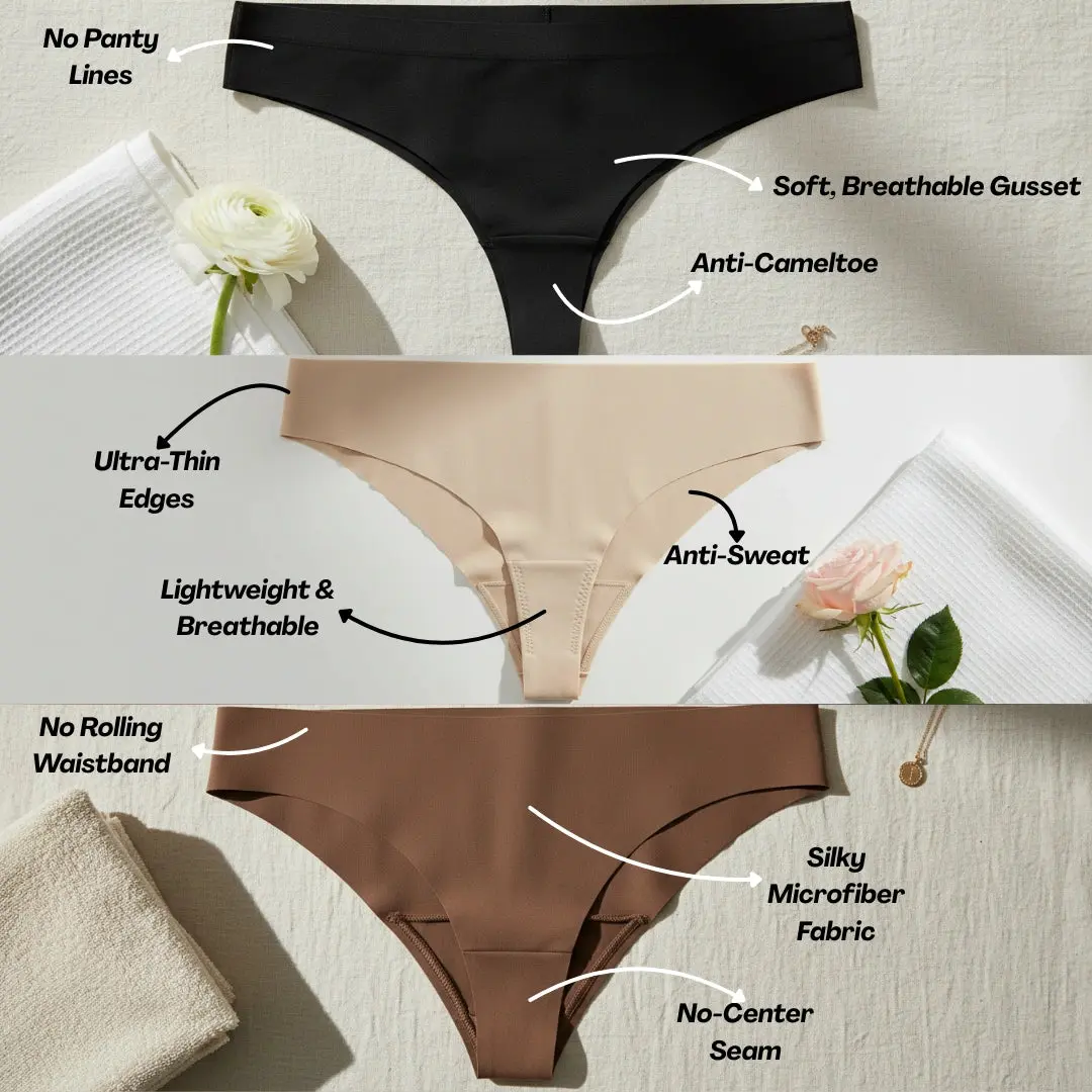Seamless Anti-Cameltoe Thongs (3 pack) - Image 11