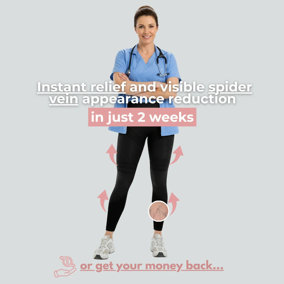 From Spider Vein & heavy legs to visible relief for healthcare workers in 14 days