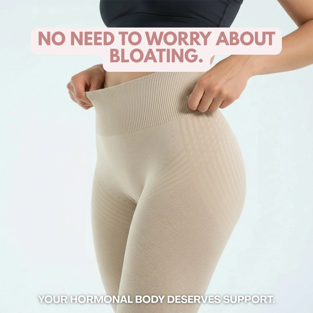 PCOS Anti-Bloat Leggings | Comfort & Sculpt Support - Image 3