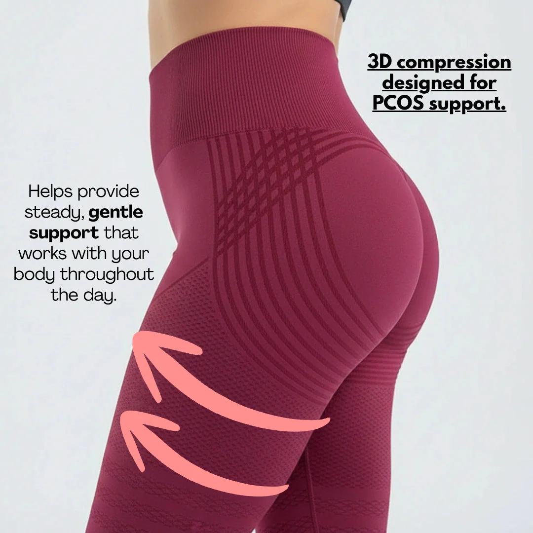 PCOS Anti-Bloat Leggings | Comfort & Sculpt Support - Image 4