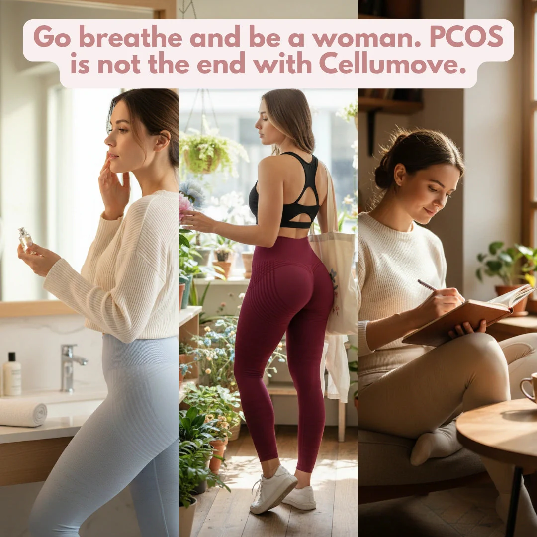 PCOS Anti-Bloat Leggings | Comfort & Sculpt Support - Image 9